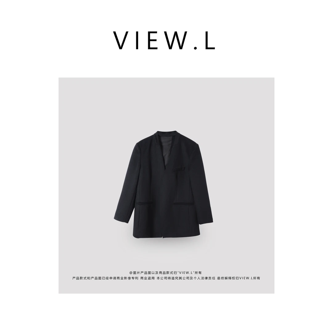 view.l24  设计师款宽松休闲西装  W508