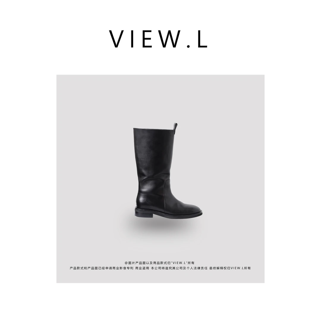 view.l  秋新款女鞋高筒靴  W356