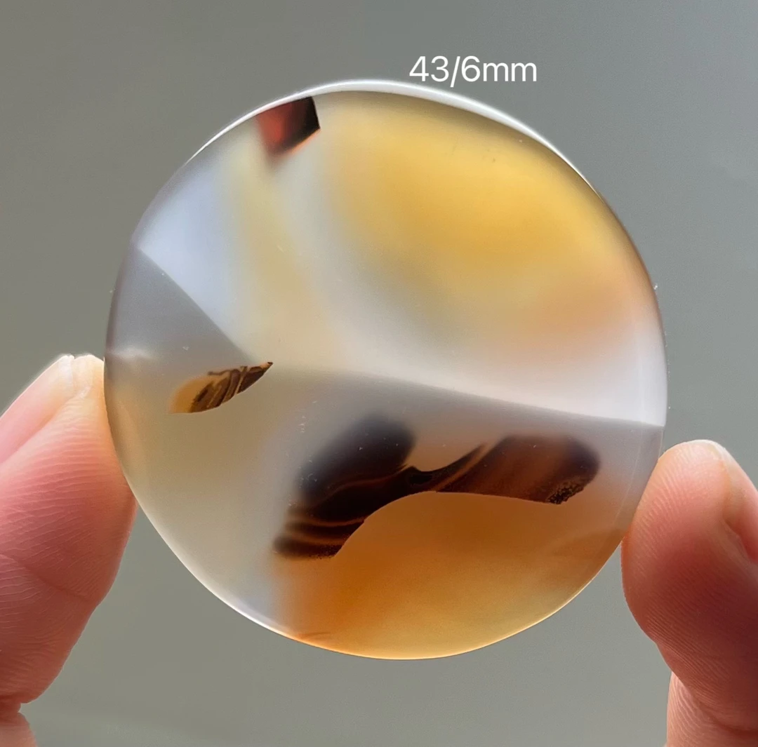 118巴西玉髓吊坠尺寸见图打孔备注