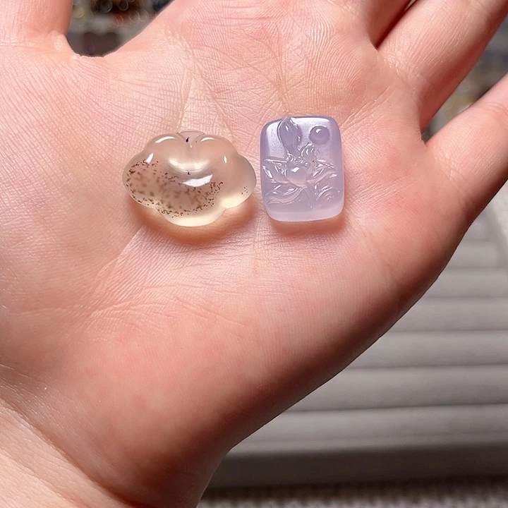 玛瑙/玉髓手镯未镶嵌夹**?