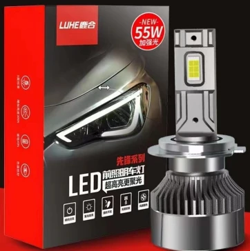 led汽车大灯h7超亮9005聚光h4远近一体h1改装h11远光灯强激光灯泡