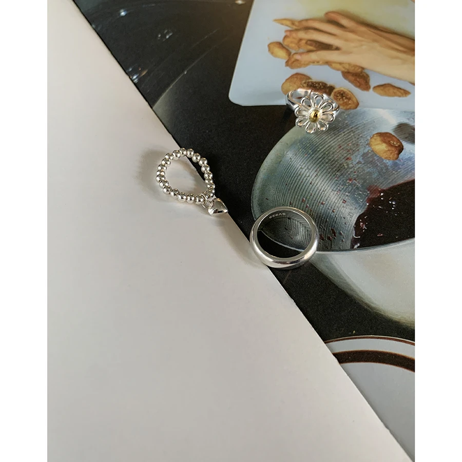 合金戒指 【香香的梨】韩版S925戒指EX002、EX003、EX004