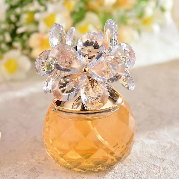 幸福花香型香水 留香 清新 女生淡雅经典金色气质