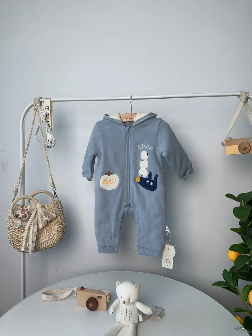 0817米乐熊针织哈衣