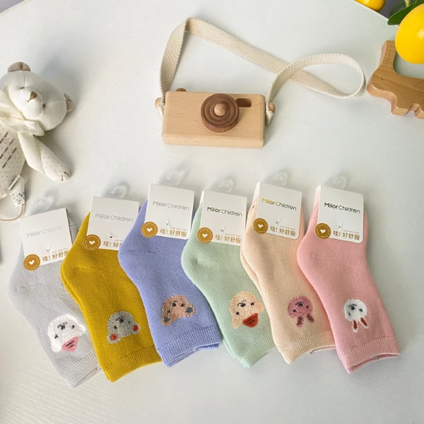 【4125】米乐熊 婴童毛圈袜