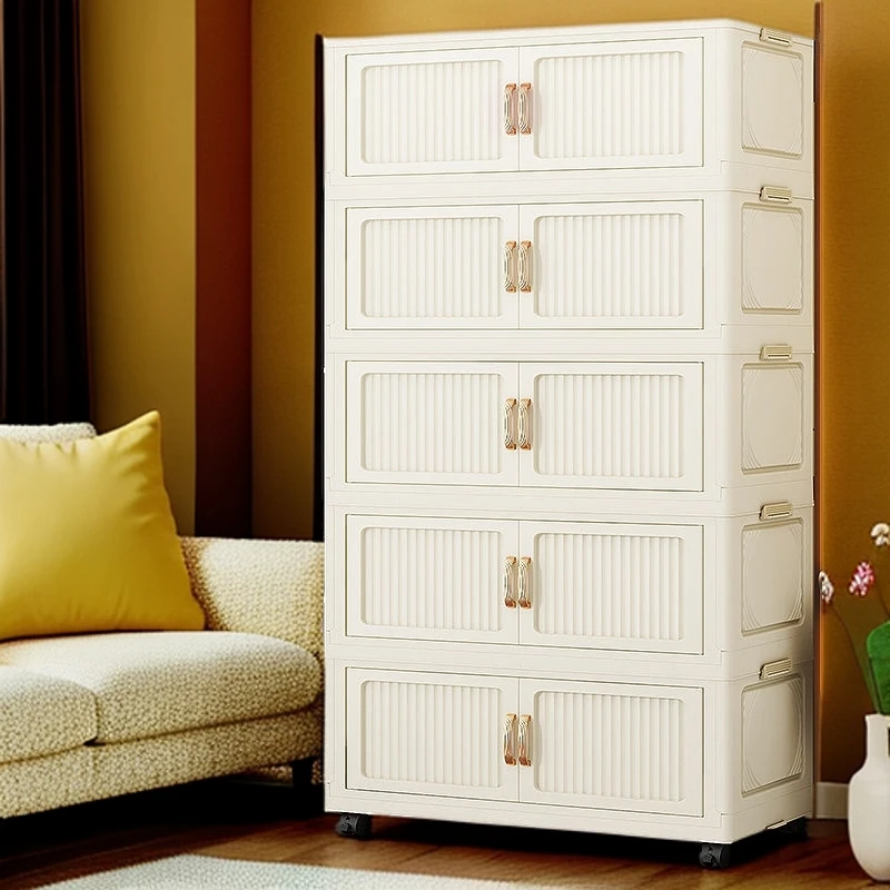 【折叠式72cm】儿童衣柜收纳柜置物柜家用卧室衣服塑料衣物收纳箱