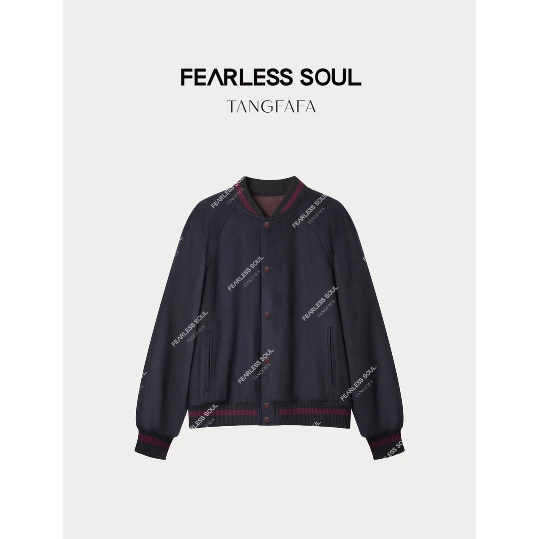 TFF X FS 秋冬美式复古撞色棒球服 824FW157 *