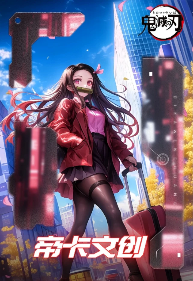 【帝卡文创二弹】【鬼灭之刃】同人二创全系列亚克力工艺色纸盲袋