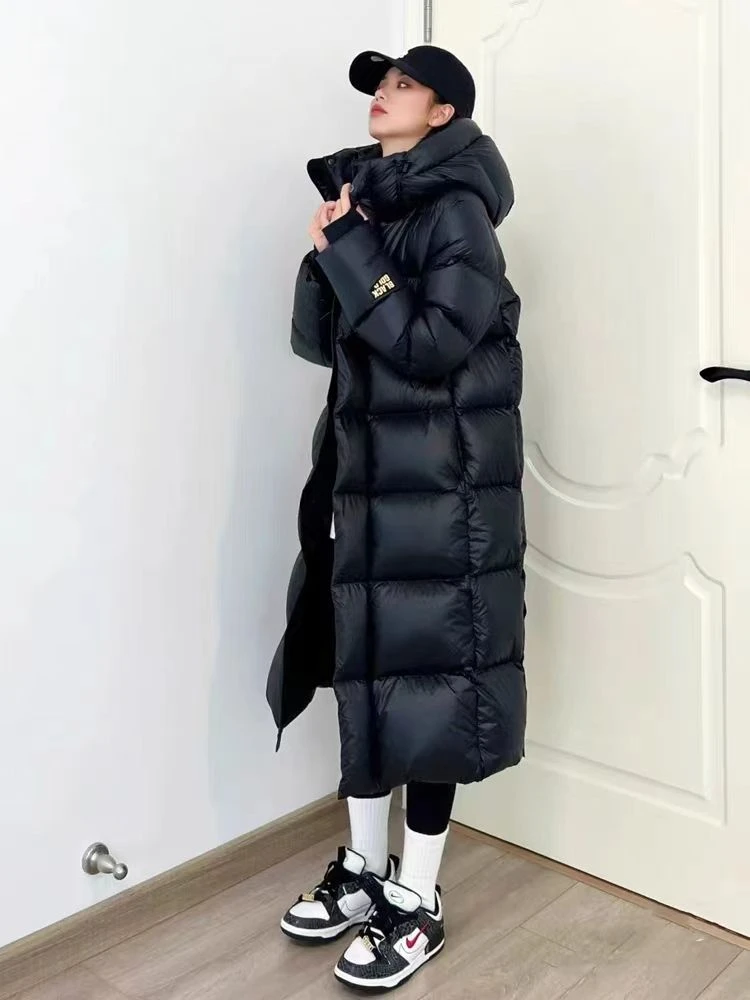秋冬季羽绒棉服男女长款过膝加厚2023冬季羽绒棉服羽绒棉服