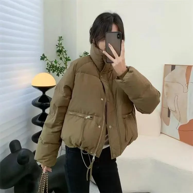 秋冬季羽绒棉服清仓处理洋气小个子短款羽绒棉服衣服女装宽松百搭