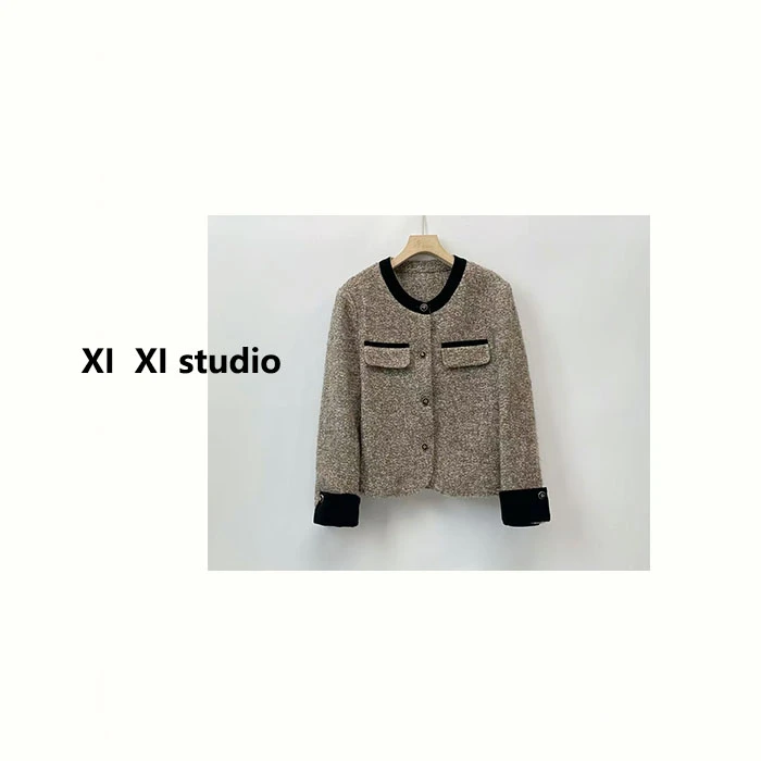 【汐汐女装】韩系小个子定制气质设计感小香外套 3586