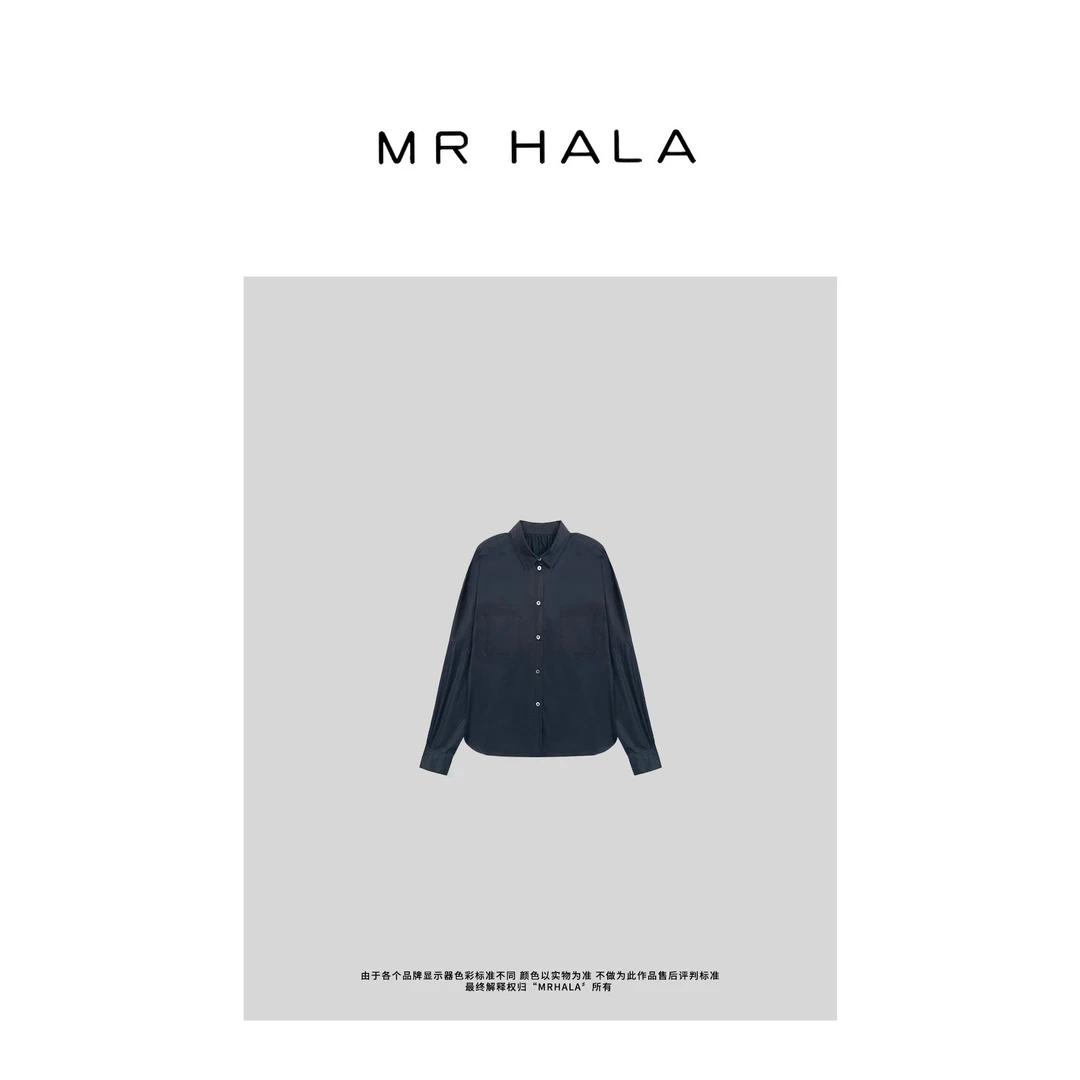 MRHALA 丹麦简素风休闲衬衫 LC31276