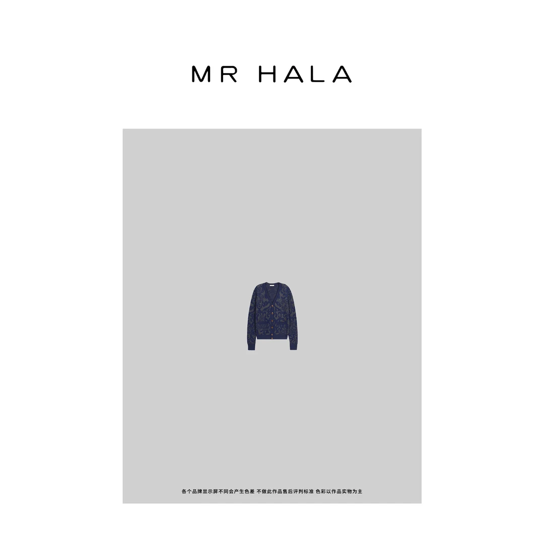 MRHALA 嵌花工艺针织开衫女 LM50726