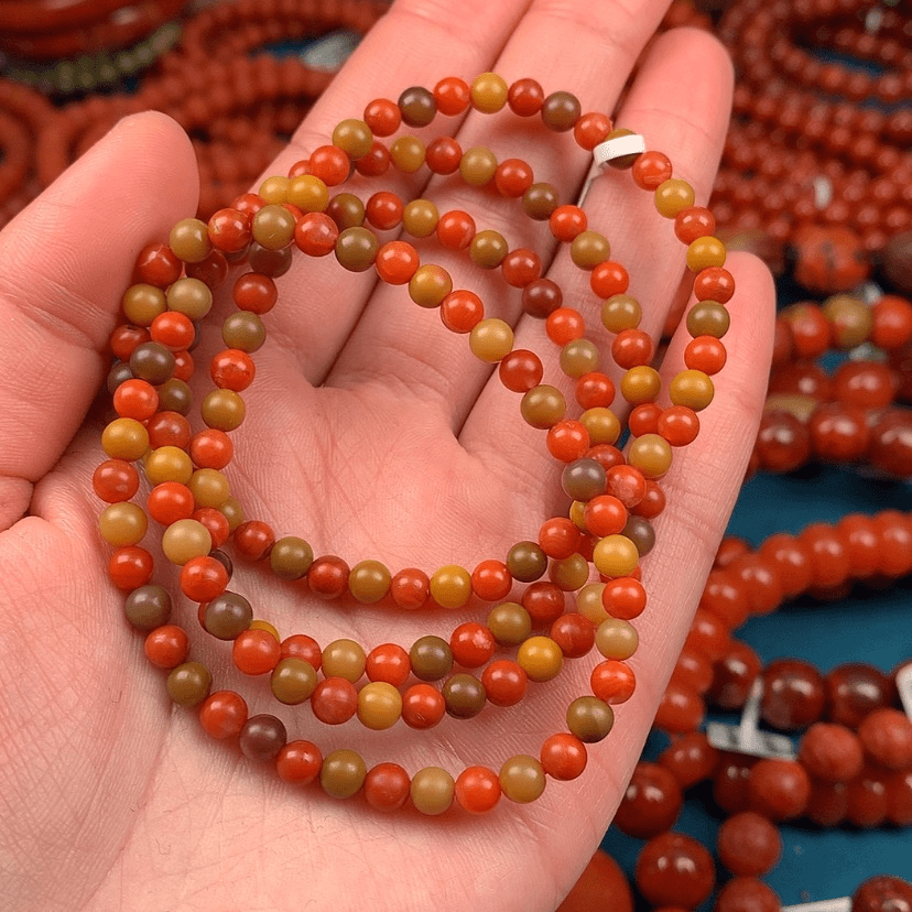 【闪购商品】南红玛瑙手链未镶嵌4.5mm