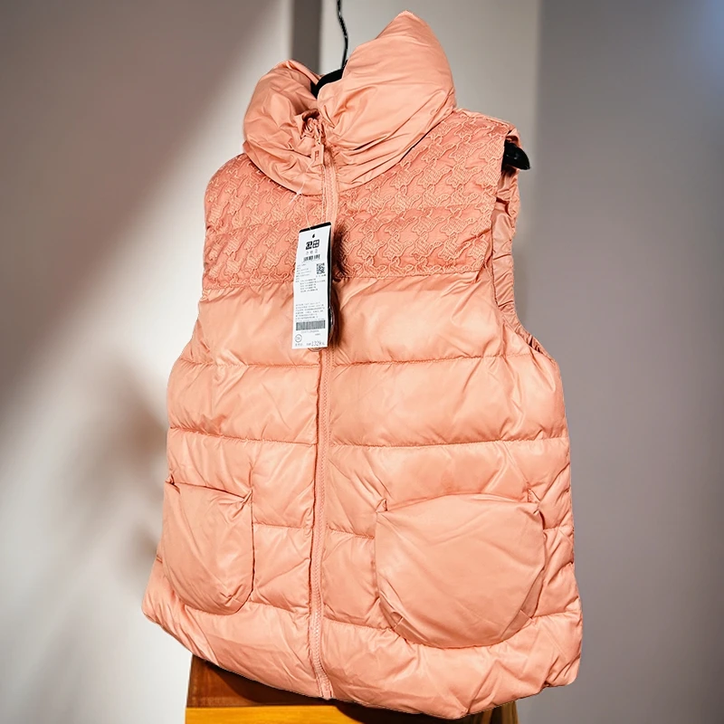 CELUCASN/潮流前线飞姐 8.8【门店1329】女时尚保暖棉马甲EAVFY338