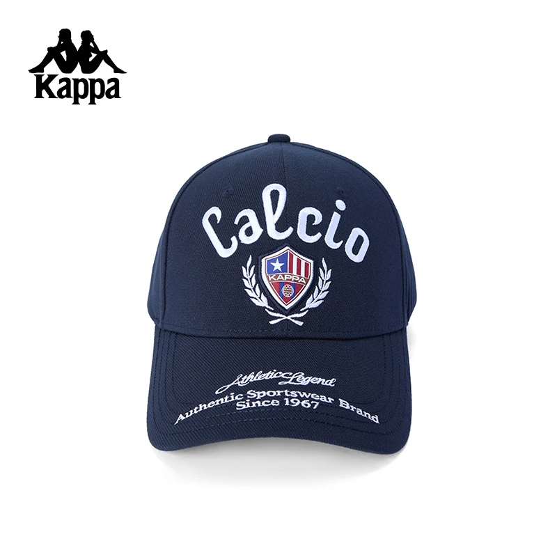 Kappa卡帕背靠背运动棒球帽男女2025新款鸭舌帽户外复古刺绣帽子