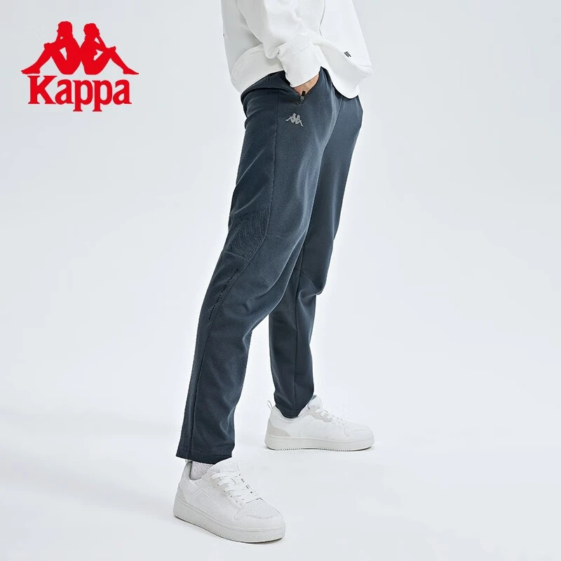 kappa男款卡帕运动裤2022新款男针织长裤休闲锥形裤小脚K0C52AK29