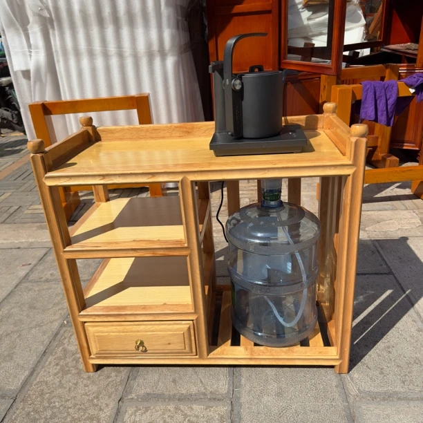 茶水柜 茶边柜 长78 高台面63 围边70厘米 深度厚度36烧水家用