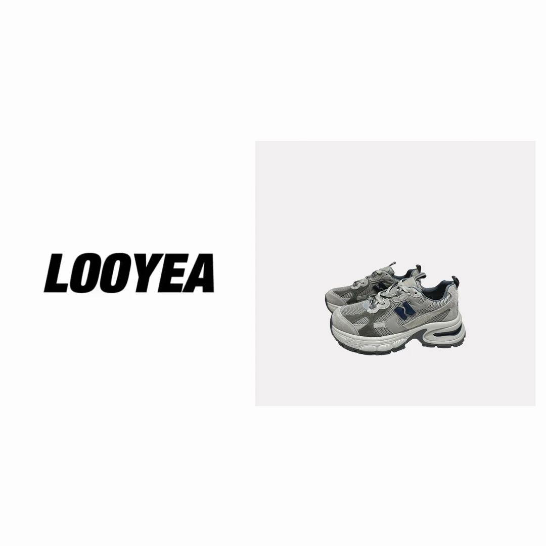 【LOOYEA】渔光曲 设计款增高细老爹鞋运动鞋 LY1086-1