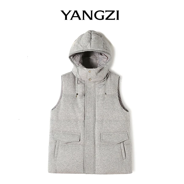 2024年秋冬新款时尚简约连帽款白鹅绒小马甲 XGD2410-36719