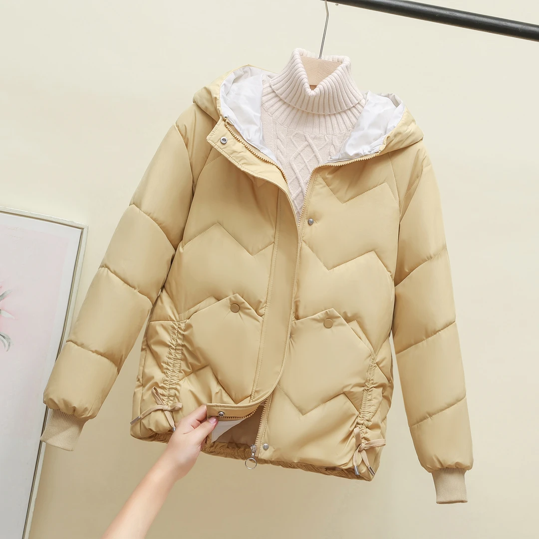 秋冬棉服女短款新款韩版棉袄时尚加厚棉衣冬季宽松大码外套女学生