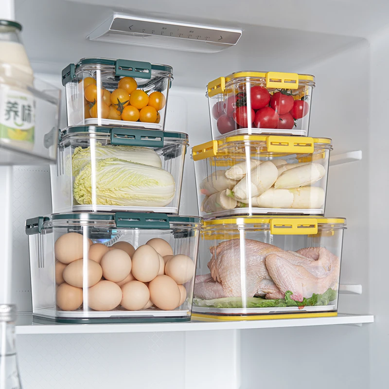 【食品级】正方形家用冰箱专用冰箱收纳冷冻密封储物食品级保鲜盒