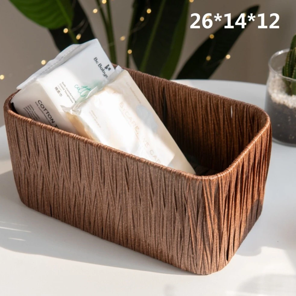 D058 单格收纳盒 手工简约桌面储物收纳