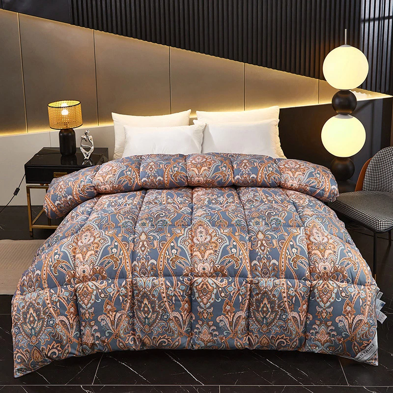 试睡30天  欧州皇室轻奢暖丝绒蓬松柔软秋冬被约6斤