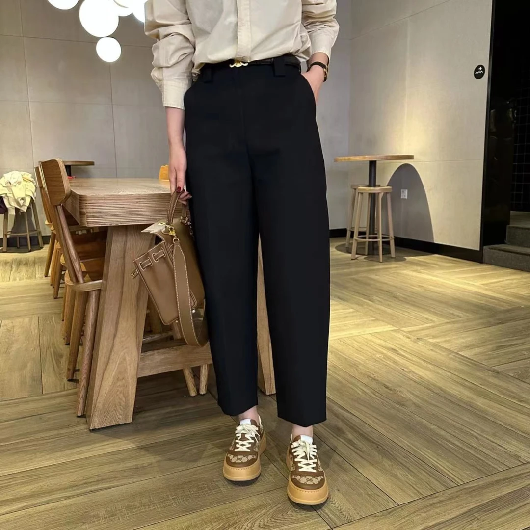 【程发发】春季设计款腰带休闲裤 29106