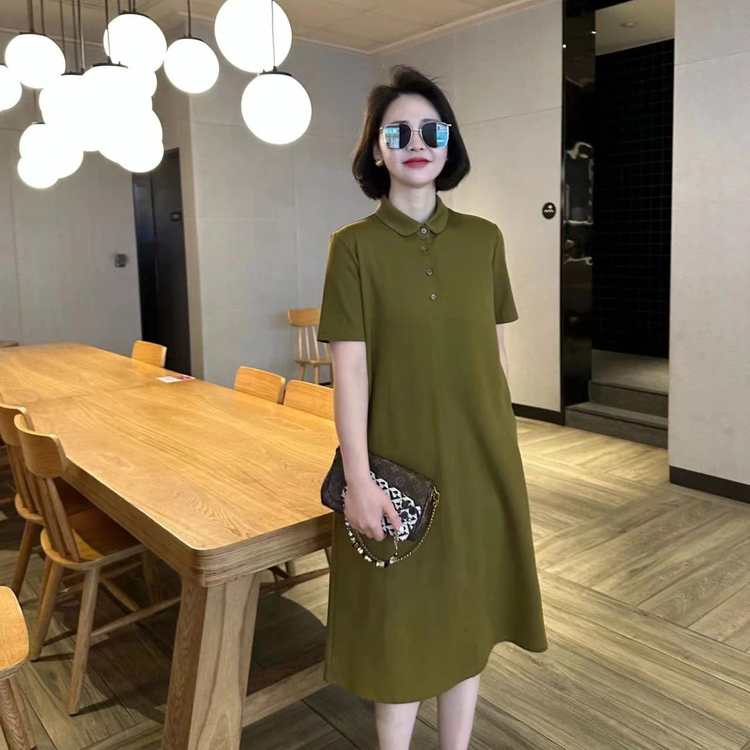 【程发发】POLO裙超显瘦连衣裙夏季2603