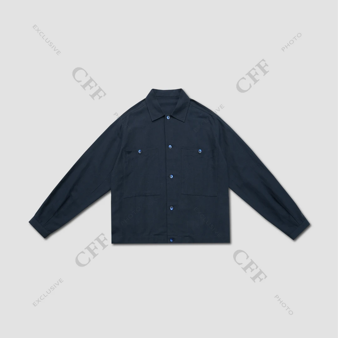 【程发发】9200-1（尘圆）时尚气质棉麻亲肤透气潮流休闲（单上衣