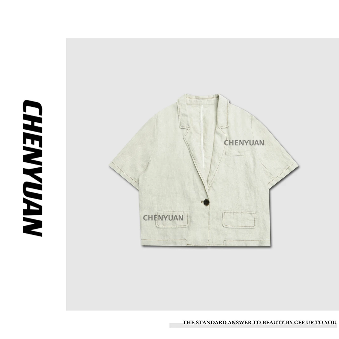 【程发发】（尘圆）外套时尚休闲复古风F1323