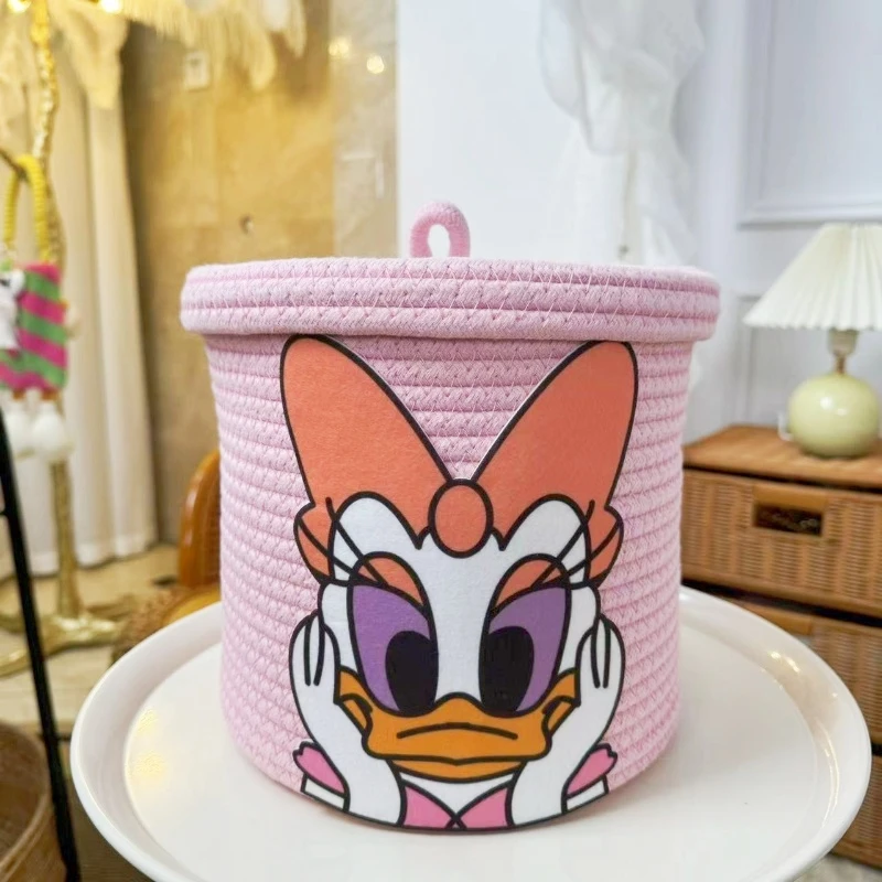 黛西创意家用卡通大容量可爱收纳桶儿童玩具桶