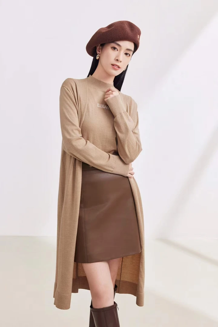 迪图DITTO时尚针织外披毛衫DVCW641