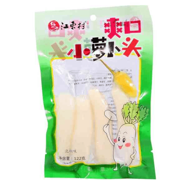 【江东村】江东村爽口小萝卜头【泡椒味】122g/包