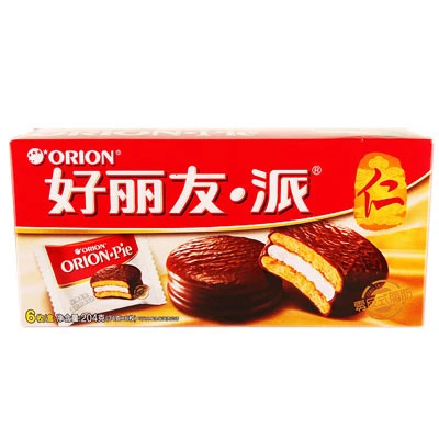 好丽友 巧克力派 34g*6枚/盒
