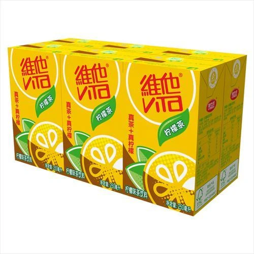 维他 柠檬茶饮料 250ml*6盒/组