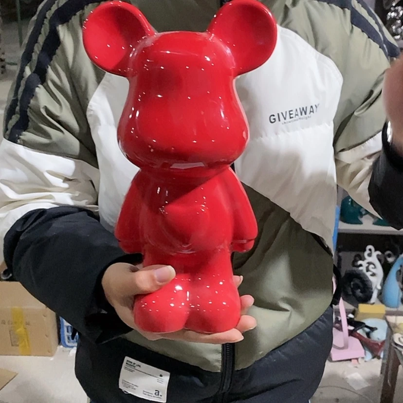 【闪购商品】陶瓷摆件红色爱心熊