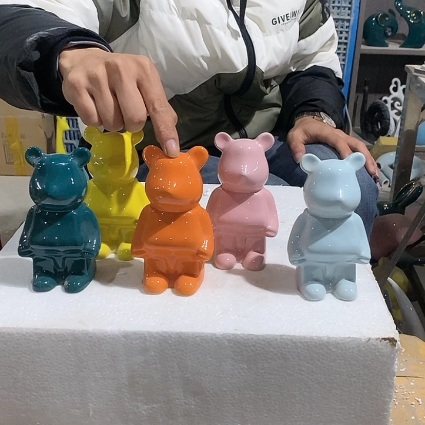 【闪购商品】陶瓷摆件五个颜色熊出没