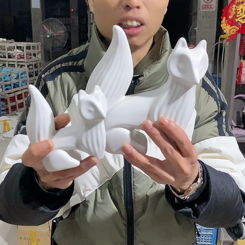 【闪购商品】陶瓷摆件陶瓷狐狸