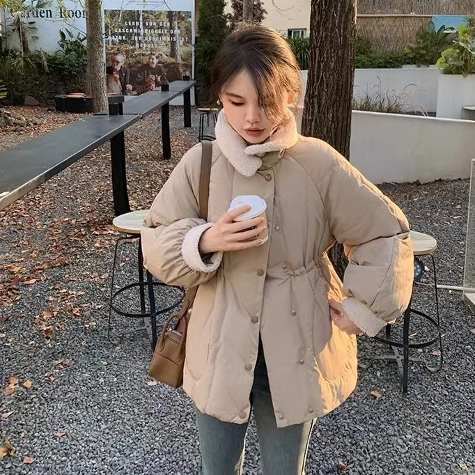 女短款高品质鸭绒羽绒服百搭2025年新升级冬季韩版保暖秋冬季收腰