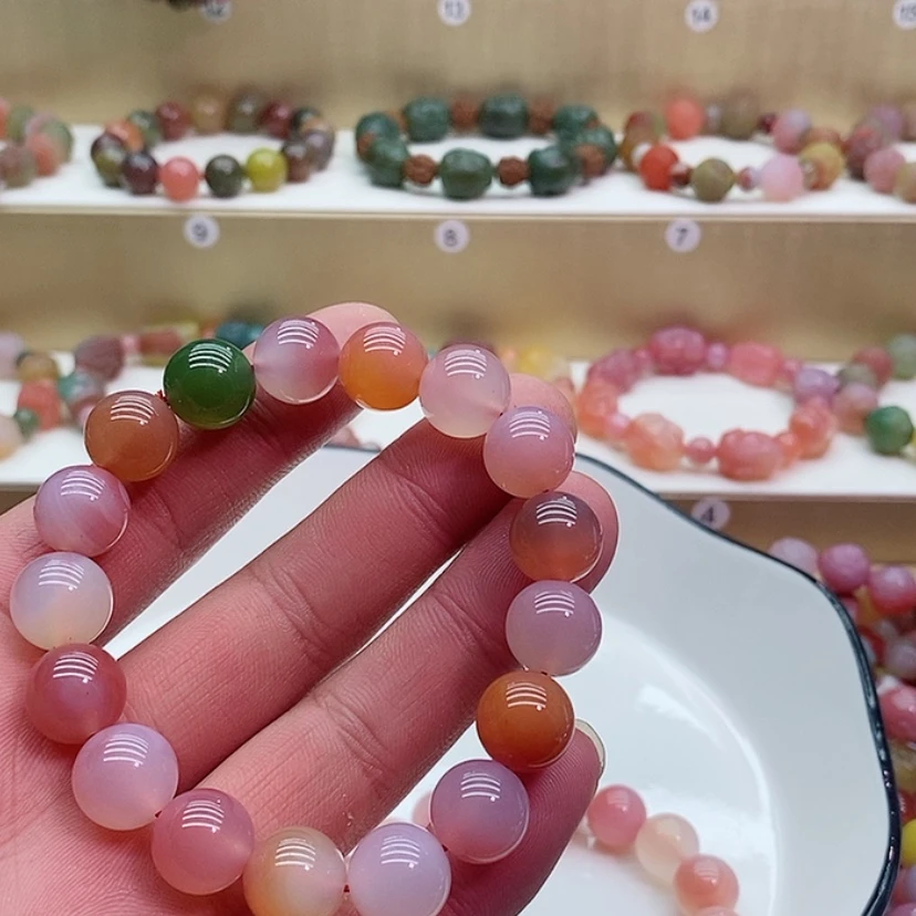 【闪购商品】玛瑙/玉髓手链未镶嵌小*晶