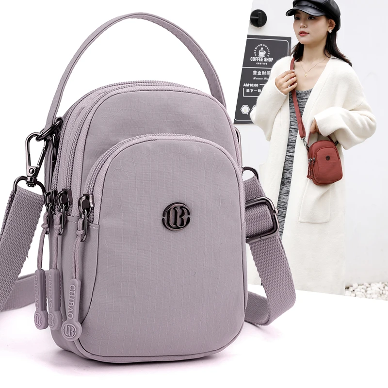 小包包手机包女牛津布百搭手提斜挎包单肩迷你2024新款帆布手拎包