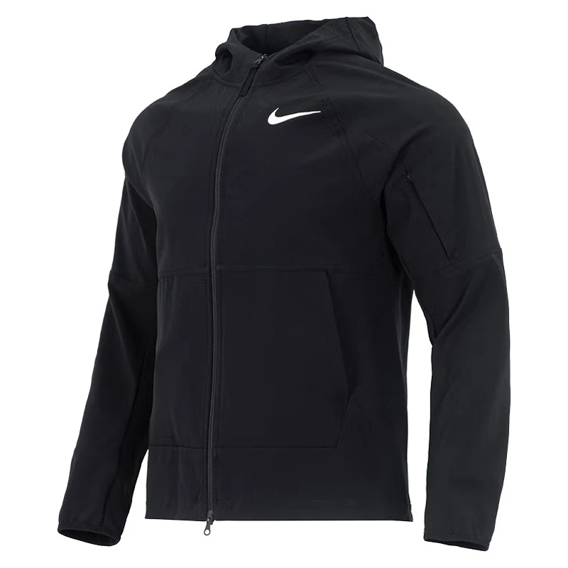 Nike耐克男装VENT潮流舒适运动流光风跑步连帽夹克外套DQ6594-010