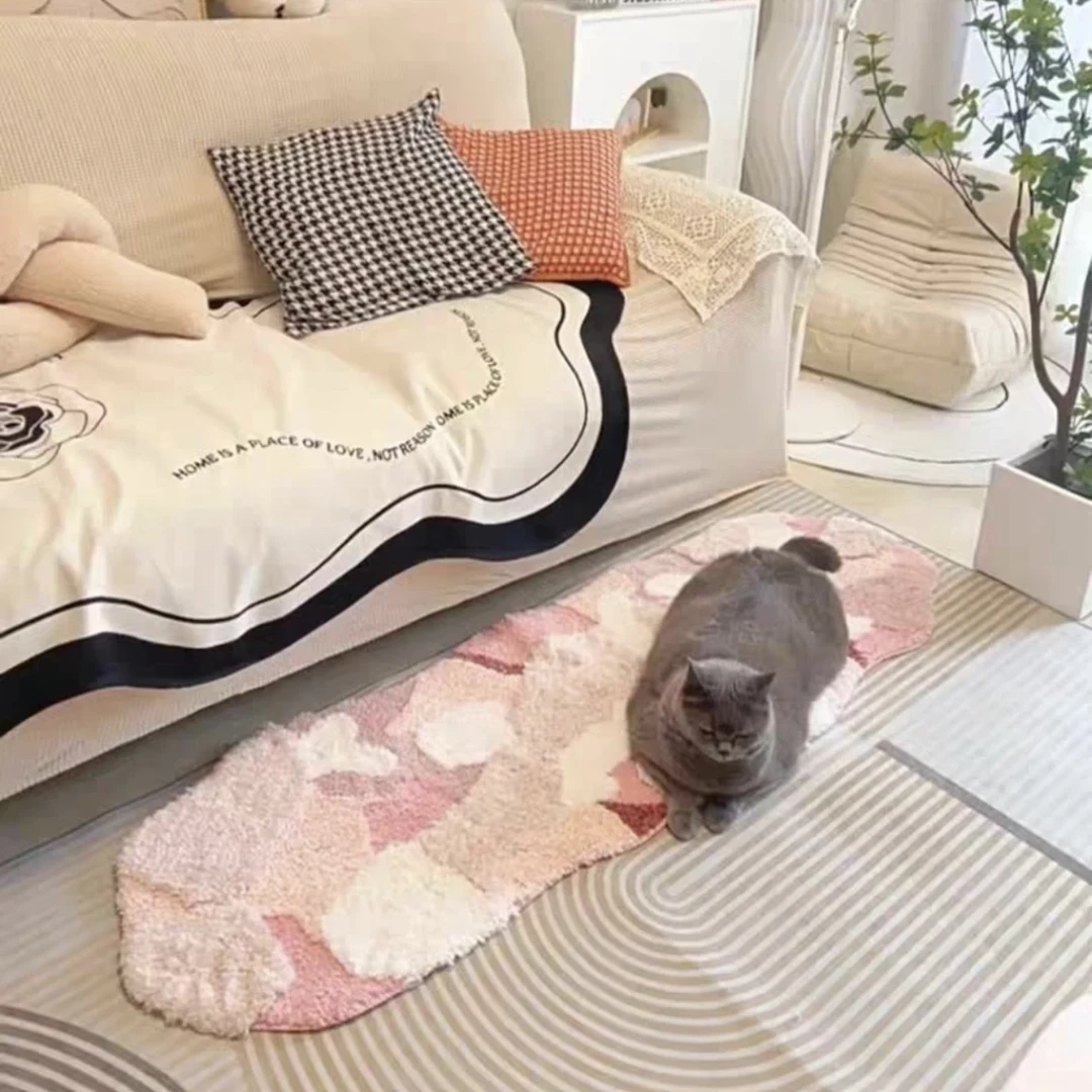 爱丽丝异形床边 床尾 沙发垫 亲肤柔软可机洗 不掉毛