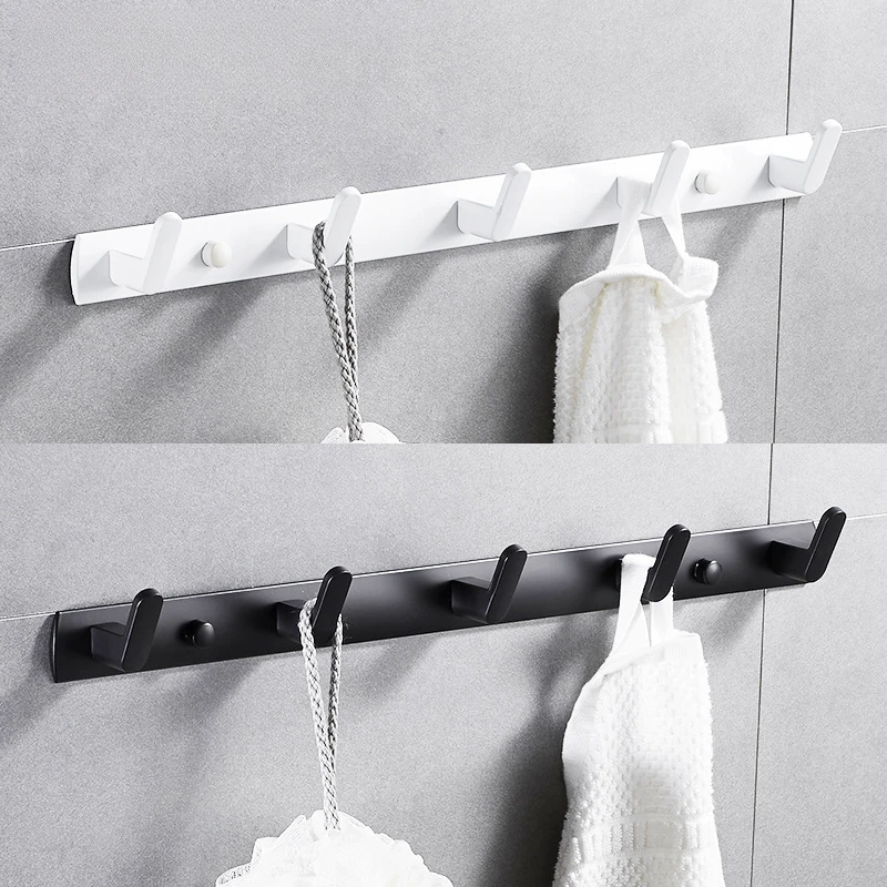 德德维芙进门挂钩壁挂卫生间毛巾排钩免挂钩打孔卫生间浴室置物架