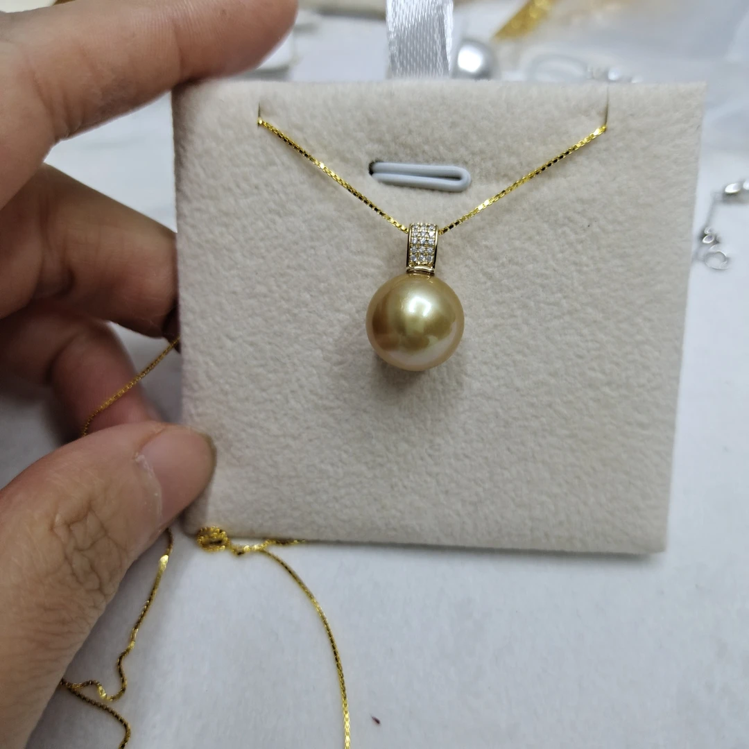 海水吊坠金珠王菲帽子11-12mm