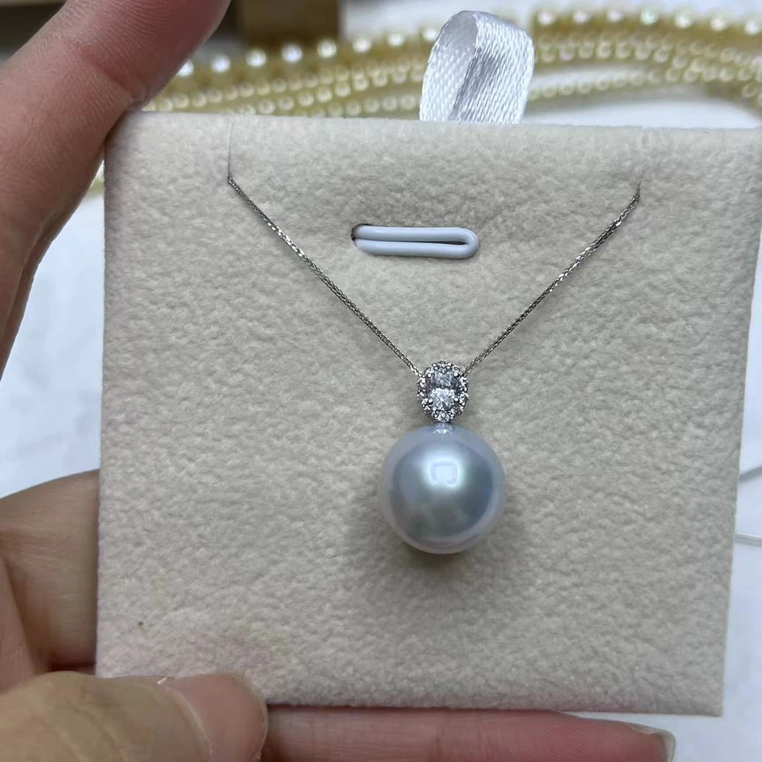 非金属吊坠 海水澳白圆王妃吊坠12-13mm