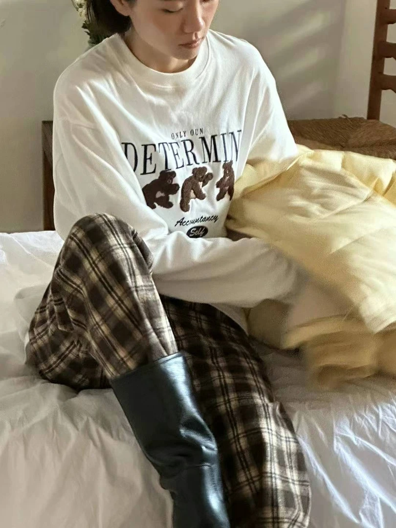 【非凡领域】韩国正品/NO退/SELF/小熊卫衣/4102417