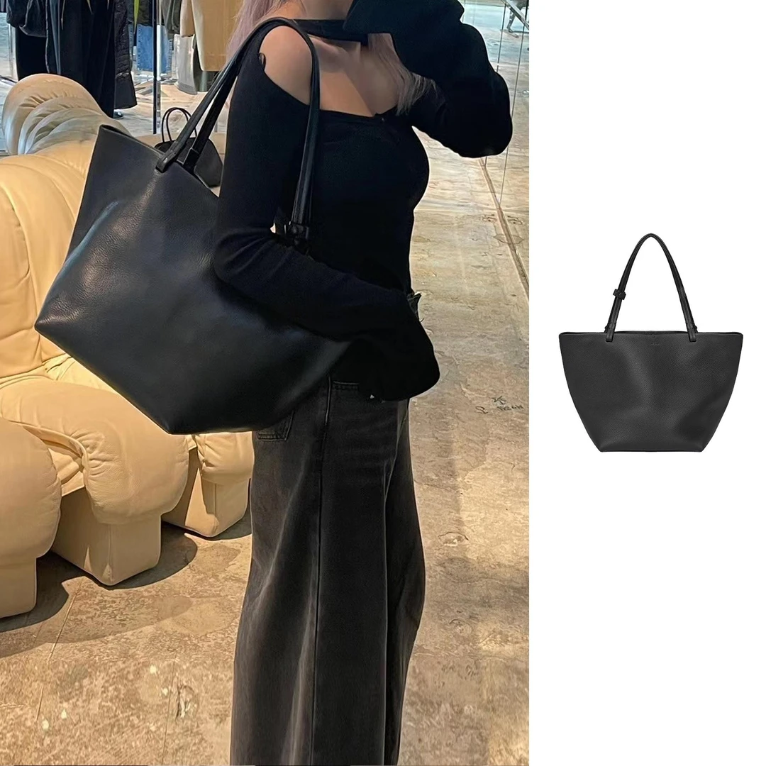 全新未使用  THE ROW子母口袋托特包PARK TOTE THREE W1272-L129